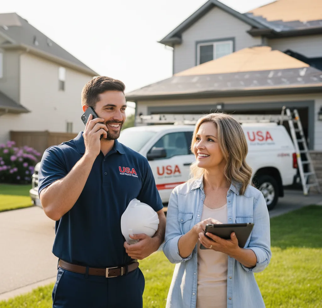 USA Roof Repair Experts customer support in McDonough